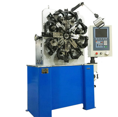 Máquina de bobinamento da mola azul do CNC, certificação pequena lisa do CE da máquina de enrolamento da bobina