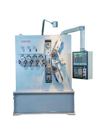 Modelo de XD -680 máquina de bobinamento da mola do CNC de 3,00 - de 8.00mm com sistema servo do movimento