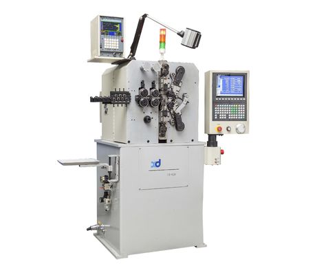 0.5~2.0mm máquina de bobinamento da mola do CNC de oito linhas centrais, elevada precisão, taxa de produção 700pcs/min, trabalho manual de 50% salvar