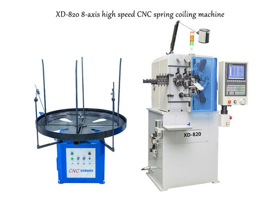 A máquina de bobinamento da mola de alta velocidade de XD-820 8-Axis faz o diâmetro de fio 0,5 2.0mm