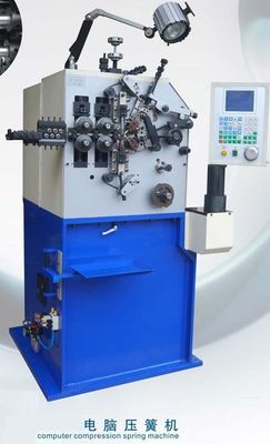 Máquina azul da mola de compressão da pintura/maquinaria de bobinamento da mola