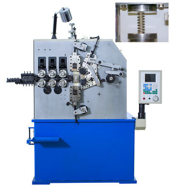 Quatro fase de bobinamento 220V da máquina 3 da mola do CNC da linha central, maquinaria de bobinamento da mola