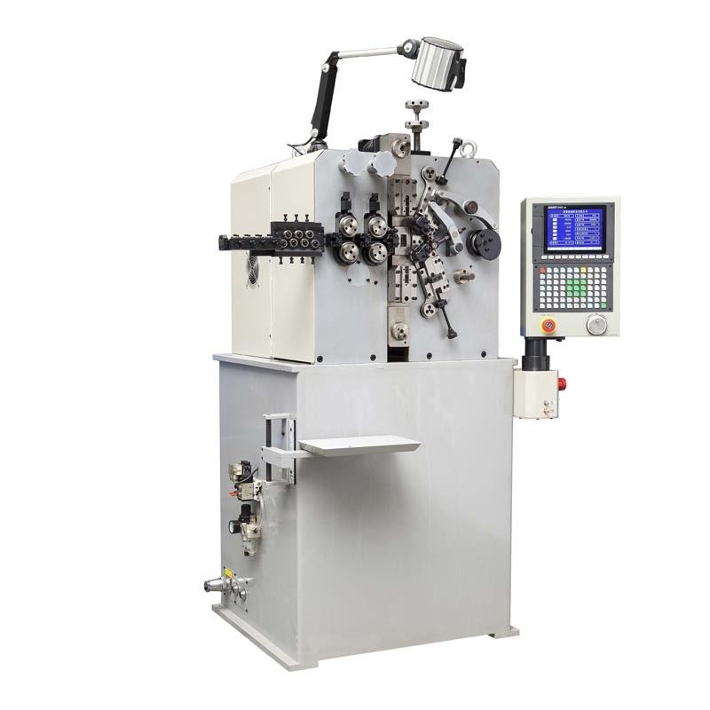 mola do CNC de 1.0-3.0mm que faz a máquina, 6 linha central, taxa de produção 500pcs/min