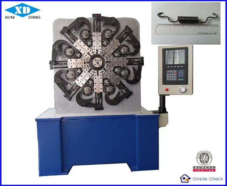 Mola de torsão de pintura azul do CNC que forma a eficiência elevada da máquina 5,5 quilowatts